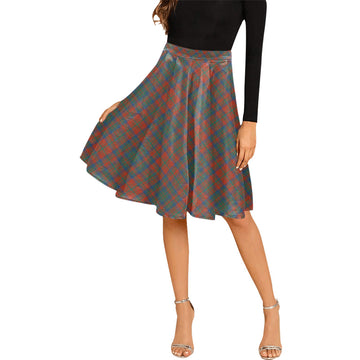 Matheson Ancient Tartan Melete Pleated Midi Skirt