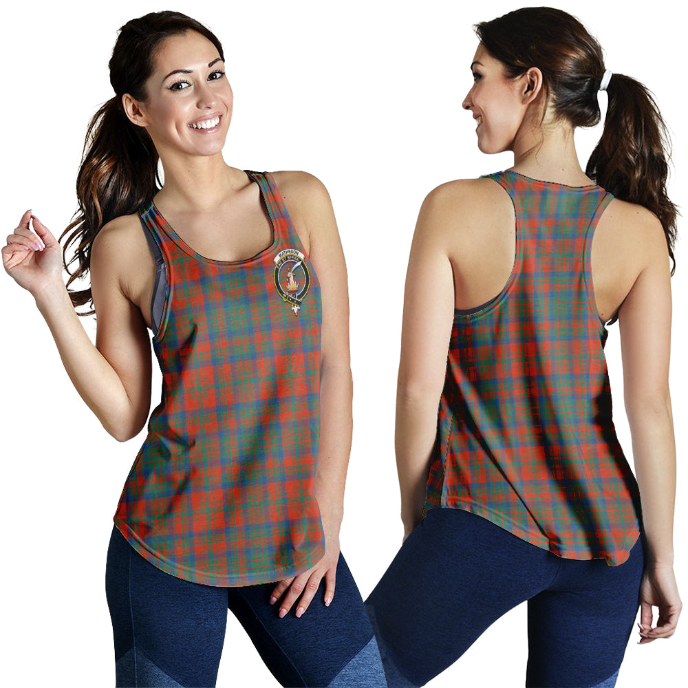 matheson-ancient-tartan-women-racerback-tanks-with-family-crest