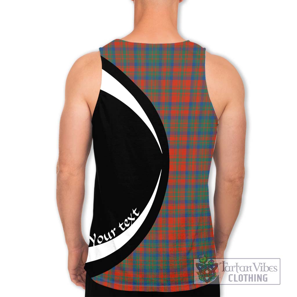 Matheson Ancient Tartan Men's Tank Top with Family Crest Circle Style - Tartan Vibes Clothing