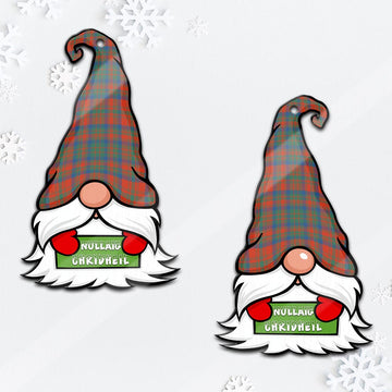 Matheson Ancient Gnome Christmas Ornament with His Tartan Christmas Hat