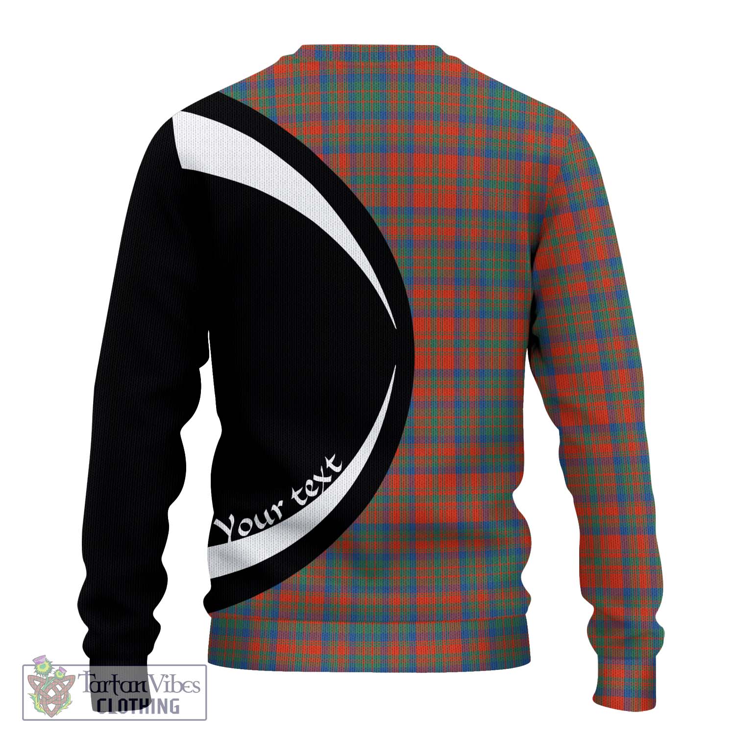 Matheson Ancient Tartan Knitted Sweater with Family Crest Circle Style - Tartan Vibes Clothing