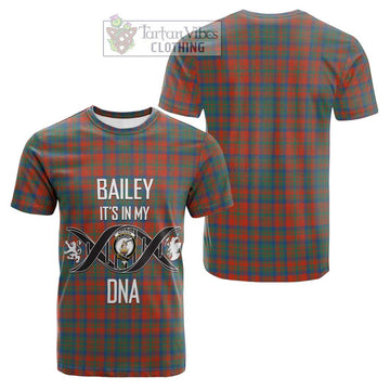 Matheson Ancient Tartan Cotton T-shirt with Family Crest DNA In Me Style