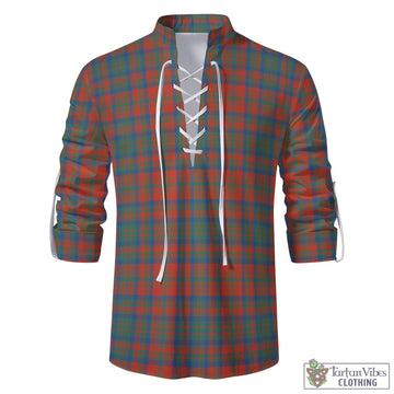 Matheson Ancient Tartan Men's Scottish Traditional Jacobite Ghillie Kilt Shirt