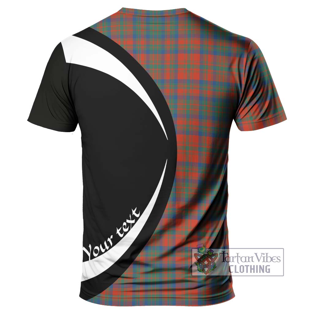 Tartan Vibes Clothing Matheson Ancient Tartan T-Shirt with Family Crest Circle Style