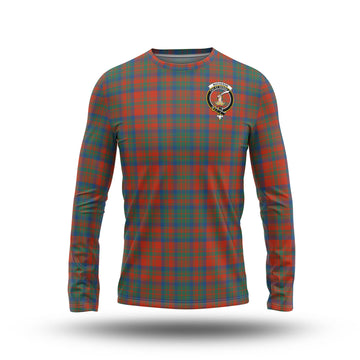 Matheson Ancient Tartan Long Sleeve T-Shirt with Family Crest