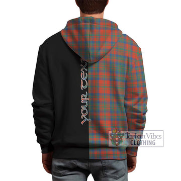 Matheson Ancient Tartan Hoodie with Family Crest and Half Of Me Style