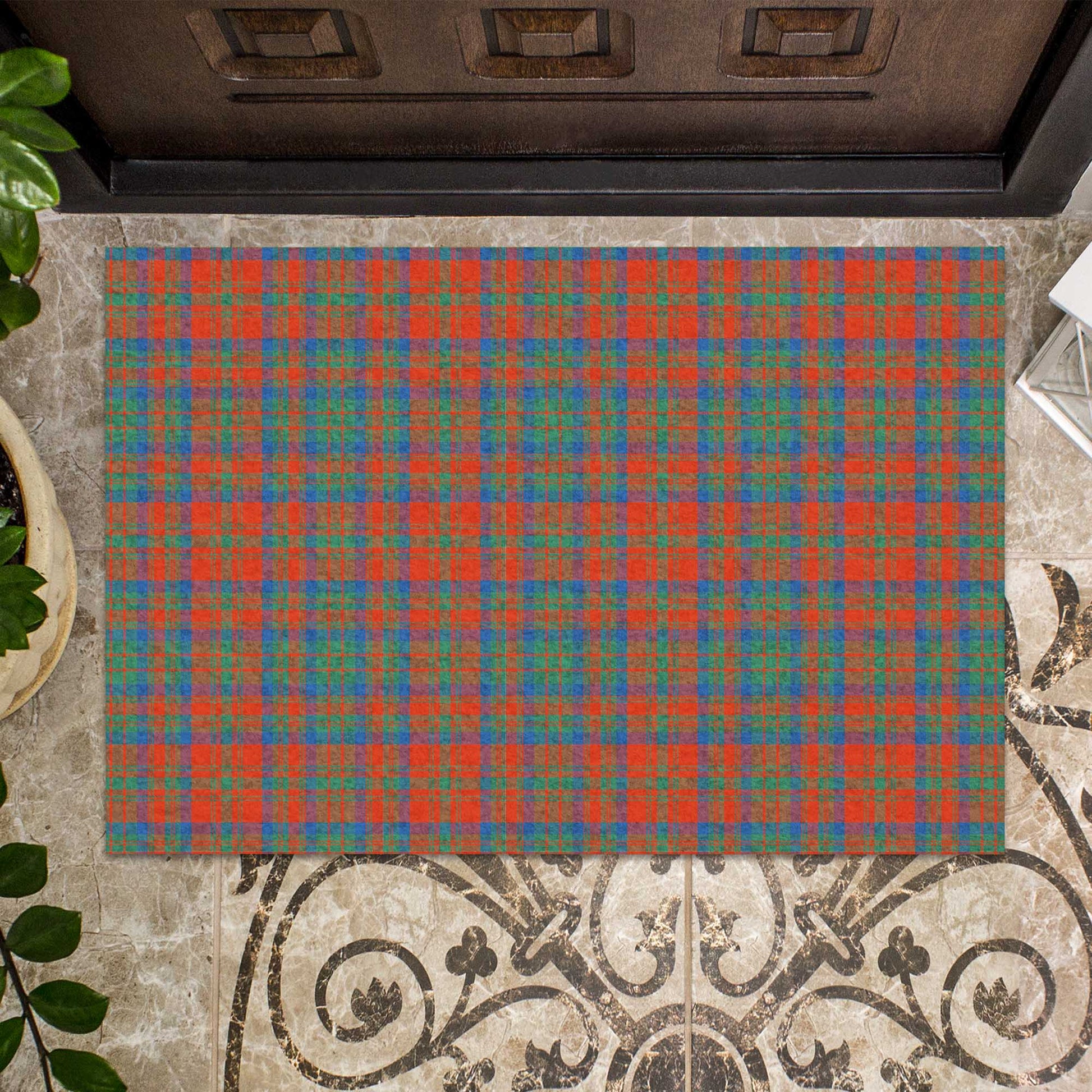 Matheson Ancient Tartan Door Mat - Tartanvibesclothing