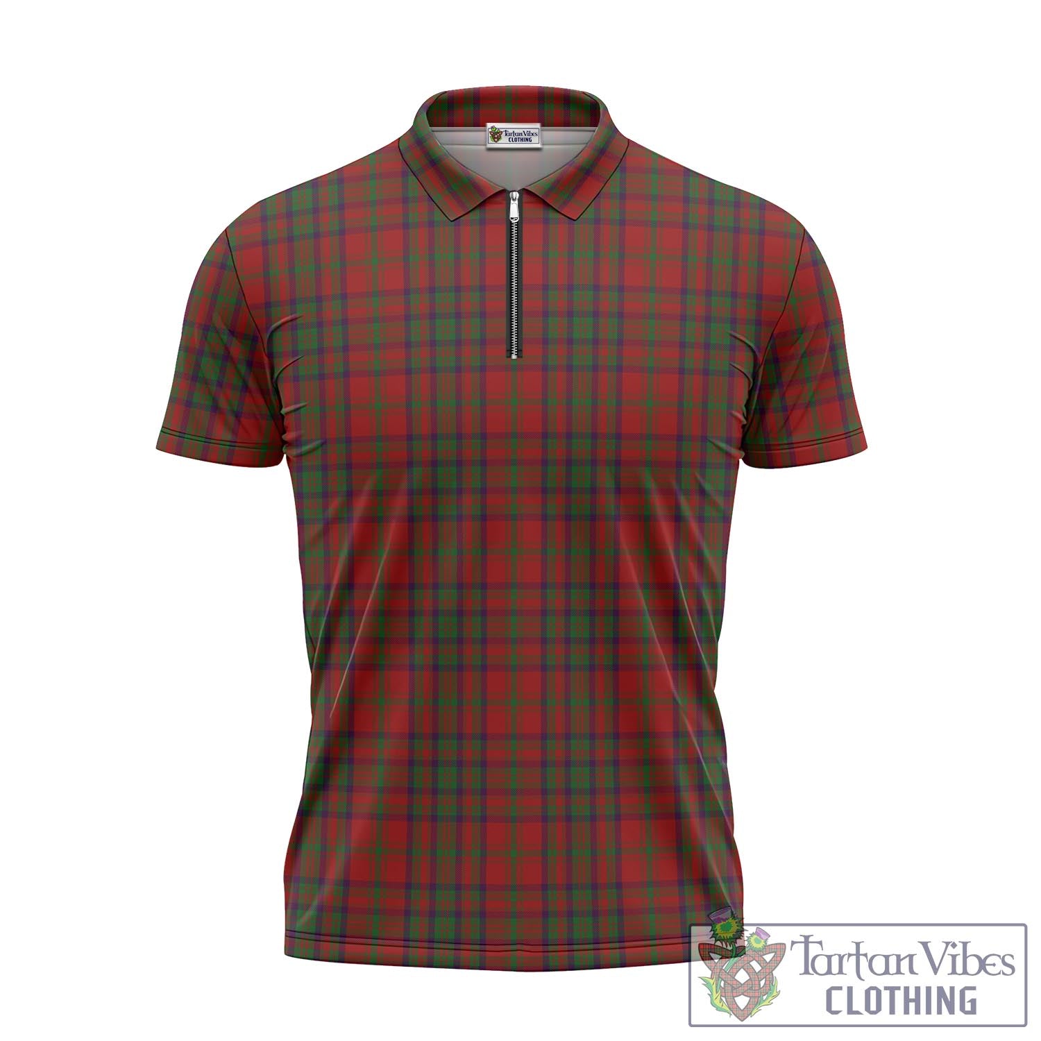 Tartan Vibes Clothing Matheson Dress Tartan Zipper Polo Shirt