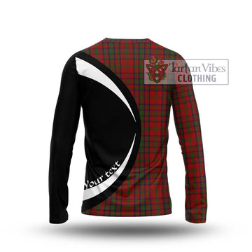 Matheson Dress Tartan Long Sleeve T-Shirt with Family Crest Circle Style