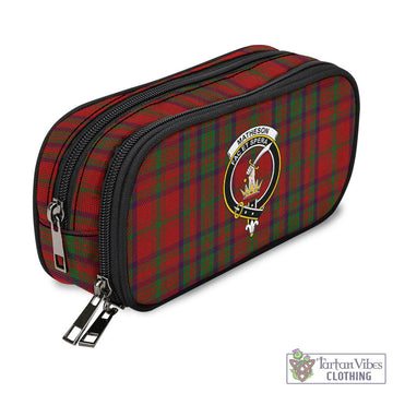 Matheson Dress Tartan Pen and Pencil Case with Family Crest