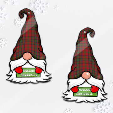 Matheson Dress Gnome Christmas Ornament with His Tartan Christmas Hat