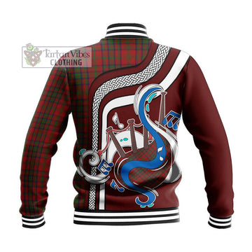 Matheson Dress Tartan Baseball Jacket with Epic Bagpipe Style