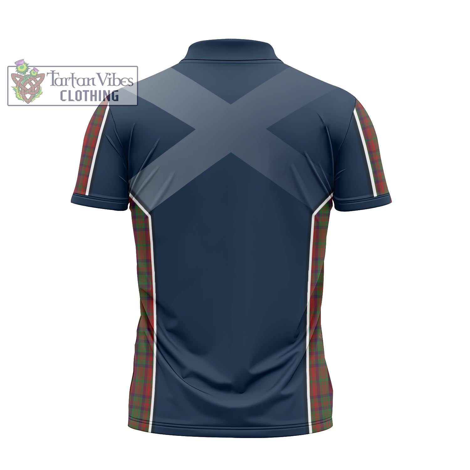 Tartan Vibes Clothing Matheson Dress Tartan Zipper Polo Shirt with Family Crest and Scottish Thistle Vibes Sport Style