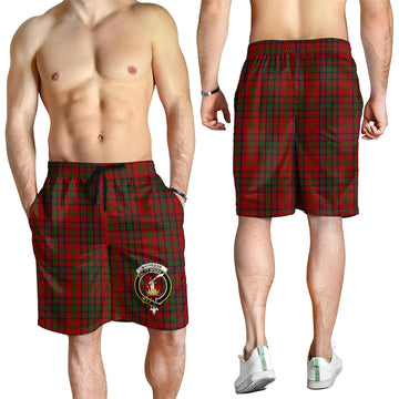 Matheson Dress Tartan Mens Shorts with Family Crest