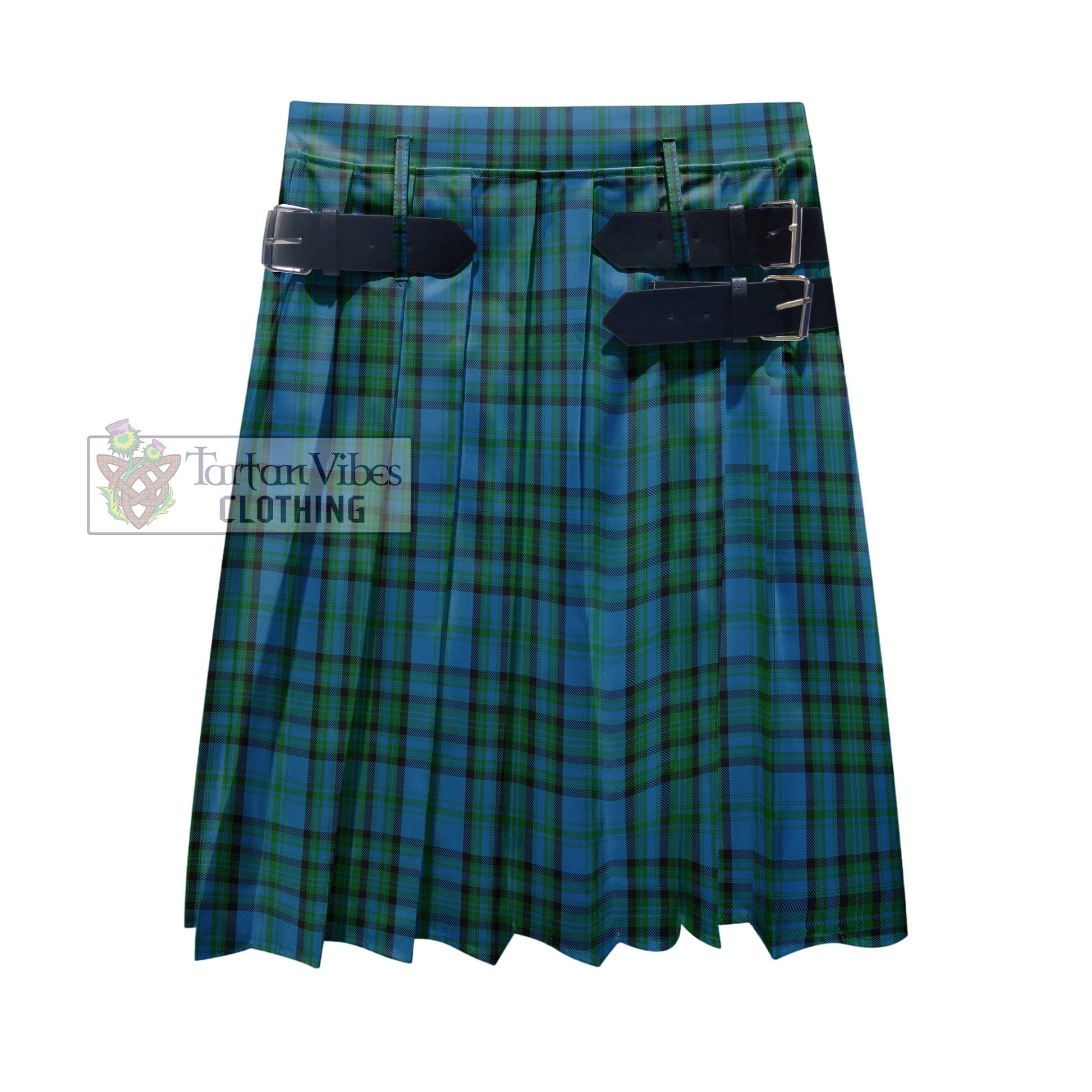 Tartan Vibes Clothing Matheson Hunting Tartan Men's Pleated Skirt - Fashion Casual Retro Scottish Style