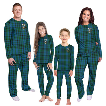 Matheson Hunting Tartan Pajamas Family Set with Family Crest