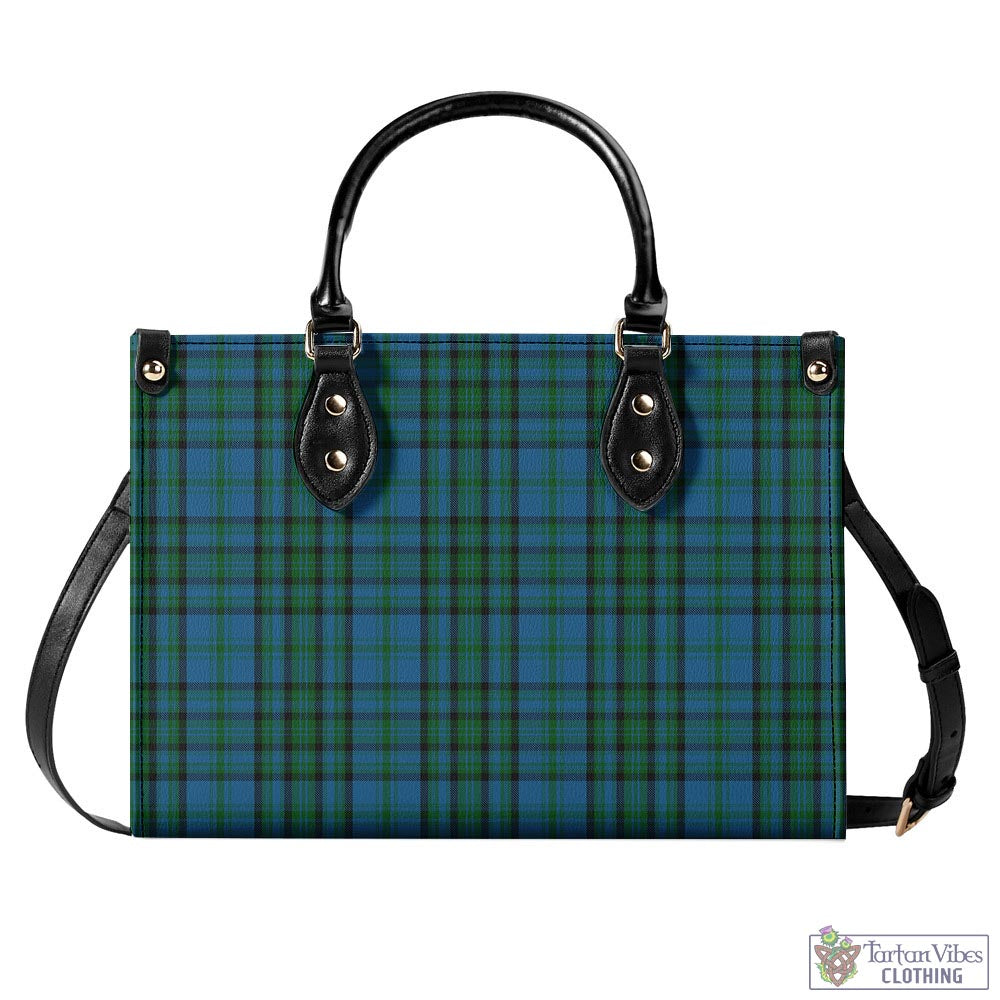 Tartan Vibes Clothing Matheson Hunting Tartan Luxury Leather Handbags