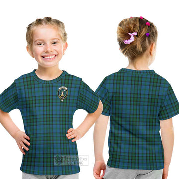 Matheson Hunting Tartan Kid T-Shirt with Family Crest