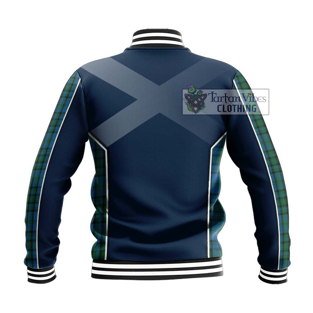 Matheson Hunting Tartan Baseball Jacket with Family Crest and Lion Rampant Vibes Sport Style - Tartan Vibes Clothing