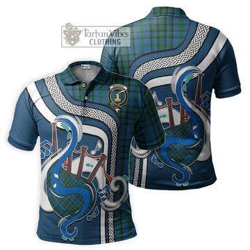 Matheson Hunting Tartan Polo Shirt with Epic Bagpipe Style