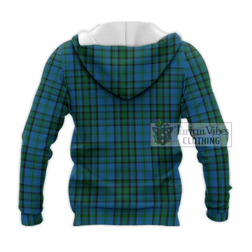 Matheson Hunting Tartan Knitted Hoodie with Family Crest DNA In Me Style