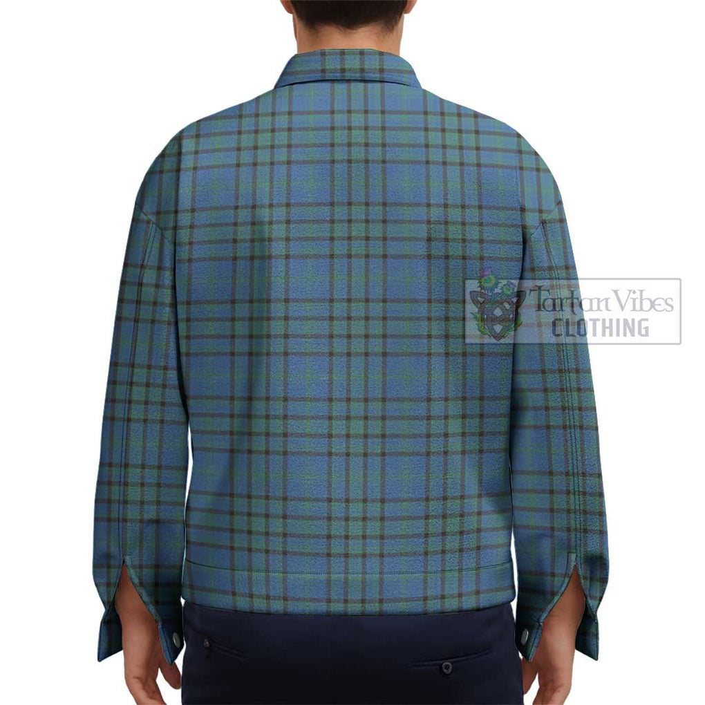 Matheson Hunting Ancient Tartan Unisex Lapel Cotton Jacket - Tartan Vibes Clothing