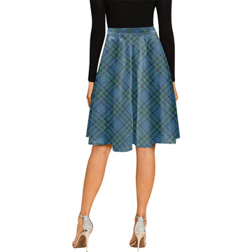 Matheson Hunting Ancient Tartan Melete Pleated Midi Skirt