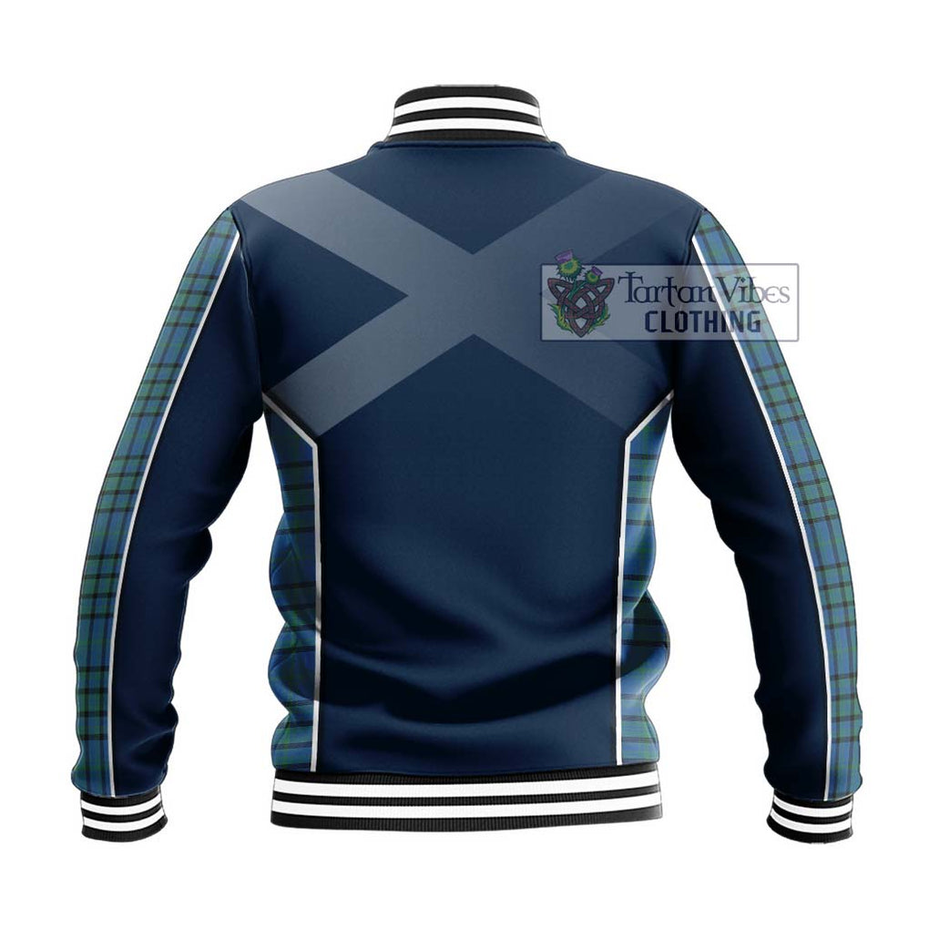 Matheson Hunting Ancient Tartan Baseball Jacket with Family Crest and Lion Rampant Vibes Sport Style - Tartan Vibes Clothing