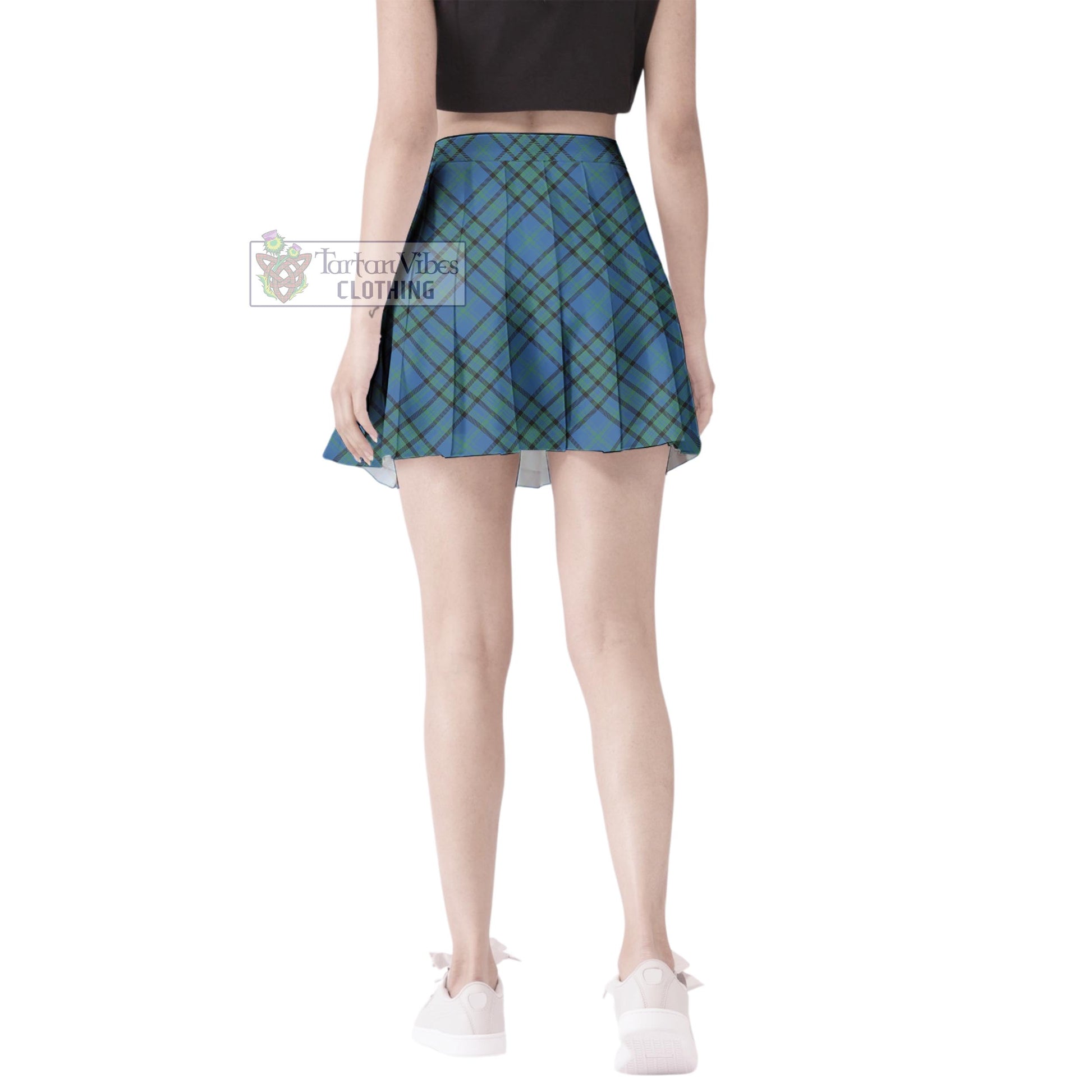 Tartan Vibes Clothing Matheson Hunting Ancient Tartan Women's Plated Mini Skirt