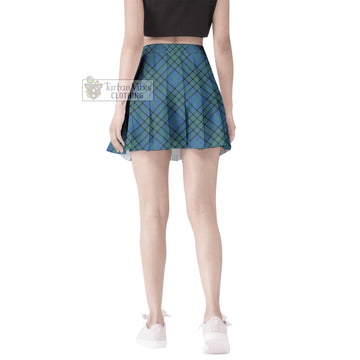 Matheson Hunting Ancient Tartan Women's Plated Mini Skirt