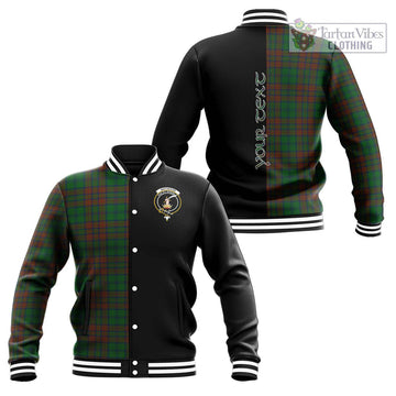 Matheson Hunting Highland Tartan Baseball Jacket with Family Crest and Half Of Me Style