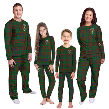 Matheson Hunting Highland Tartan Pajamas Family Set with Family Crest