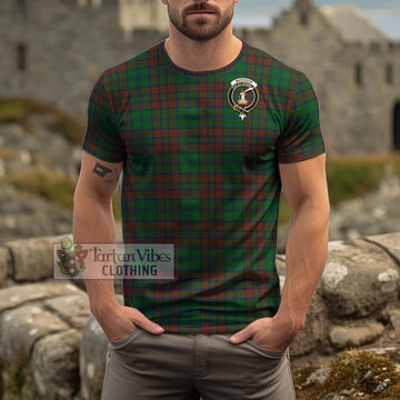 Matheson Hunting Highland Tartan Cotton T-Shirt with Family Crest