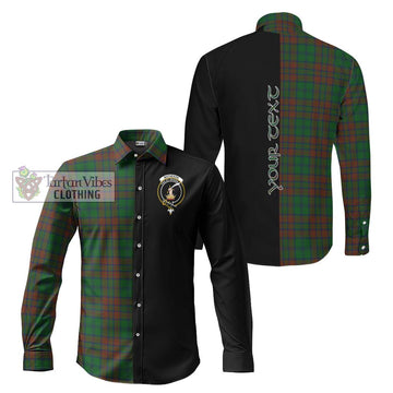 Matheson Hunting Highland Tartan Long Sleeve Button Shirt with Family Crest and Half Of Me Style