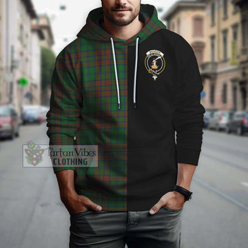 Matheson Hunting Highland Tartan Hoodie with Family Crest and Half Of Me Style