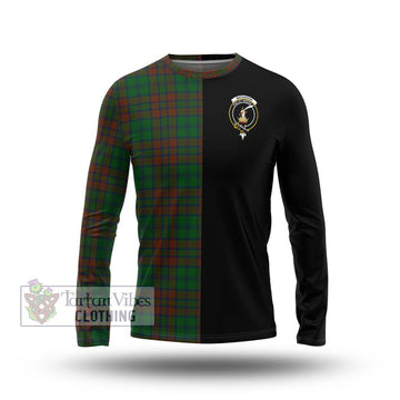 Matheson Hunting Highland Tartan Long Sleeve T-Shirt with Family Crest and Half Of Me Style