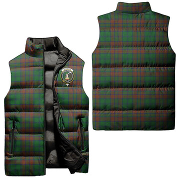 Matheson Hunting Highland Tartan Sleeveless Puffer Jacket with Family Crest