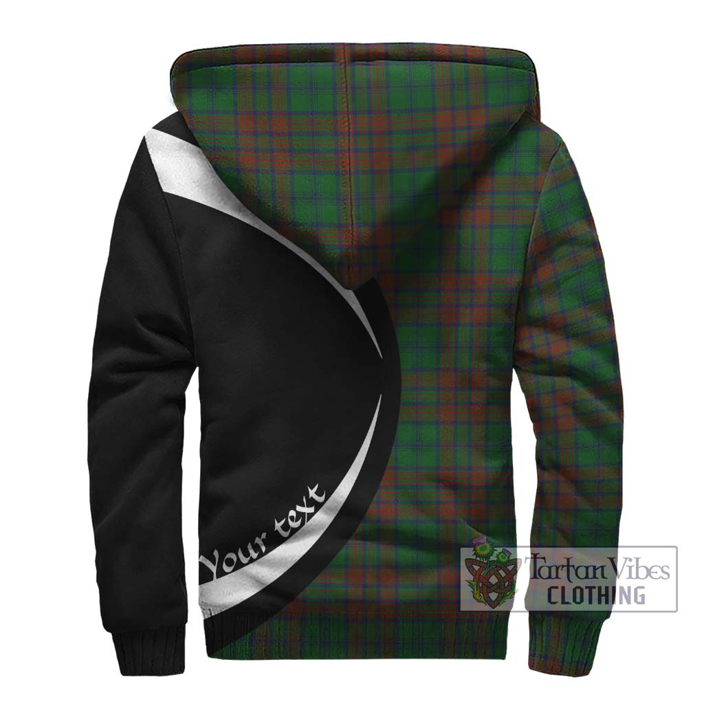 Matheson Hunting Highland Tartan Sherpa Hoodie with Family Crest Circle Style - Tartan Vibes Clothing