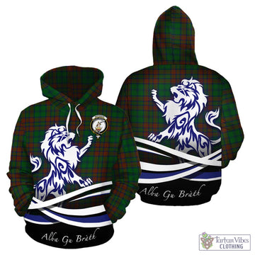 Matheson Hunting Highland Tartan Hoodie with Alba Gu Brath Regal Lion Emblem