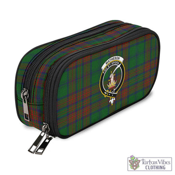 Matheson Hunting Highland Tartan Pen and Pencil Case with Family Crest