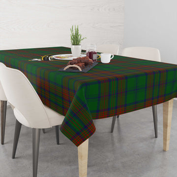 Matheson Hunting Highland Tartan Tablecloth with Family Crest