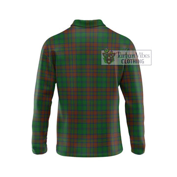 Matheson Hunting Highland Tartan Long Sleeve Polo Shirt with Family Crest DNA In Me Style