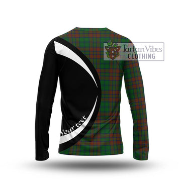 Matheson Hunting Highland Tartan Long Sleeve T-Shirt with Family Crest Circle Style