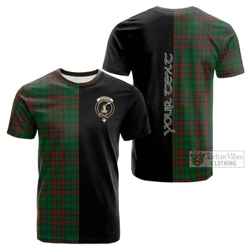 Matheson Hunting Highland Tartan Cotton T-shirt with Family Crest and Half Of Me Style