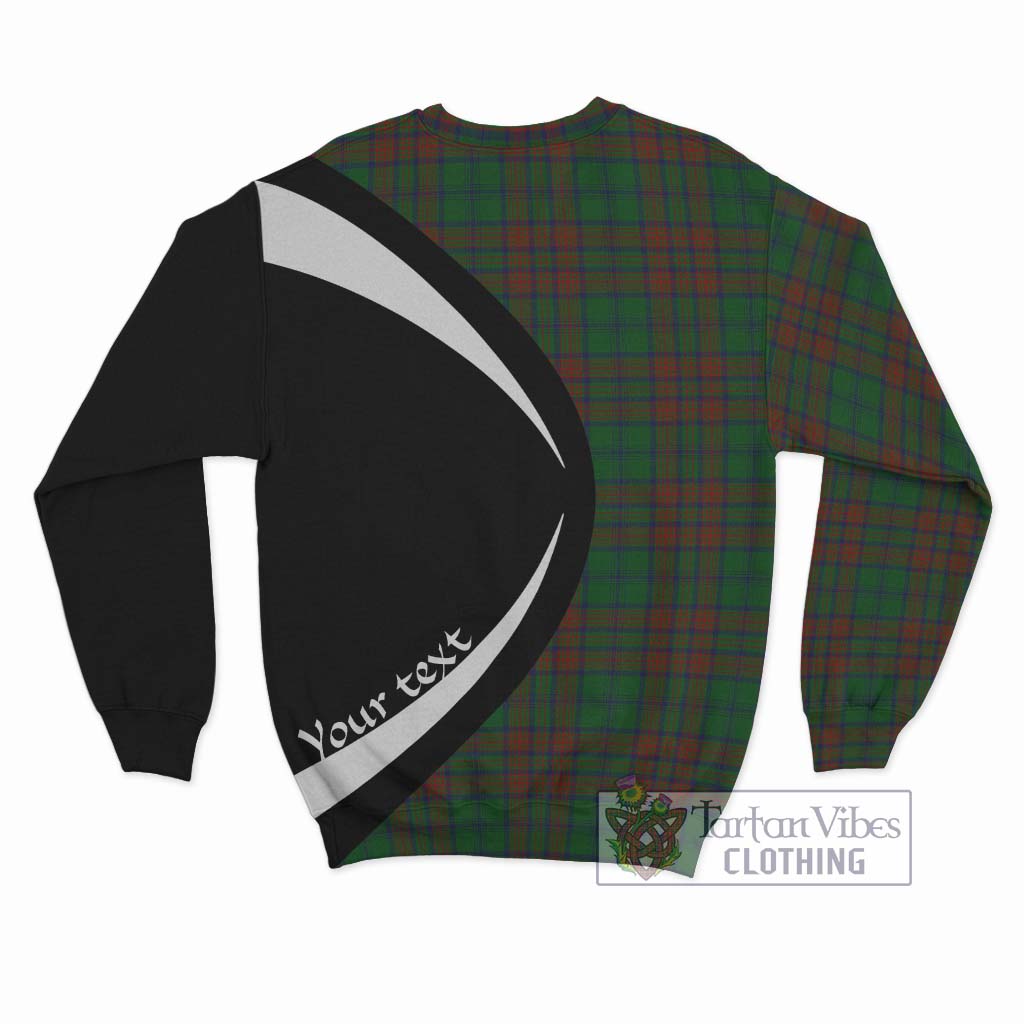 Matheson Hunting Highland Tartan Sweatshirt with Family Crest Circle Style - Tartan Vibes Clothing