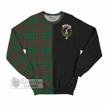 Matheson Hunting Highland Tartan Sweatshirt with Family Crest and Half Of Me Style