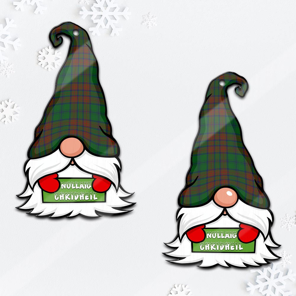 Matheson Hunting Highland Gnome Christmas Ornament with His Tartan Christmas Hat - Tartan Vibes Clothing