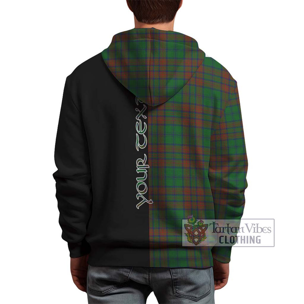 Matheson Hunting Highland Tartan Hoodie with Family Crest and Half Of Me Style - Tartanvibesclothing Shop