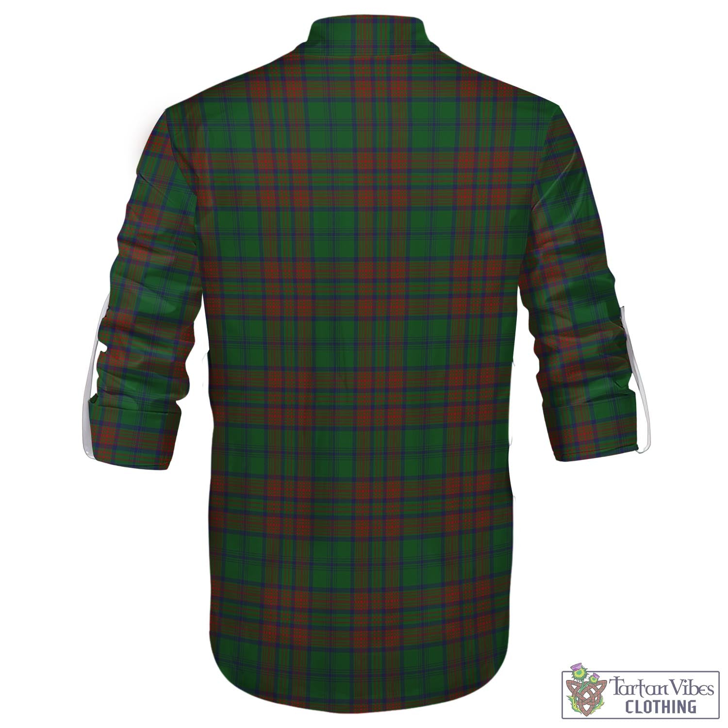 Tartan Vibes Clothing Matheson Hunting Highland Tartan Men's Scottish Traditional Jacobite Ghillie Kilt Shirt