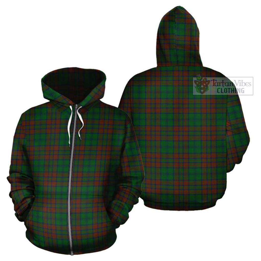 Matheson Hunting Highland Tartan Cotton Hoodie Zip Hoodie - Tartan Vibes Clothing